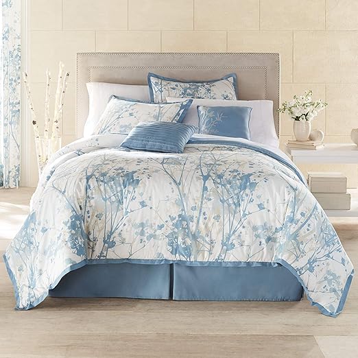 Amazon Com Brylanehome Funky Floral 6 Pc Comforter Set King