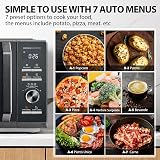 Toshiba 25L 900W Microwave Oven - Morandi Grey, Inverter, Chef Defrost view 2