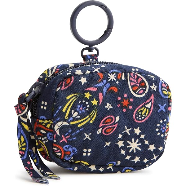 8824 Premium Cotton Original Backpack Bag Charm, Tiny Poppies, One Size Amazon.com: Vera Bradley Women main image 4