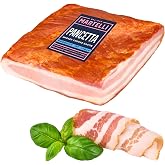 Smoked Pancetta (6-7 lbs) - Cured Italian Bacon, MARTELLI - Gluten-Free and Dairy-Free Bacon, Lightly Smoked - Product of Italy