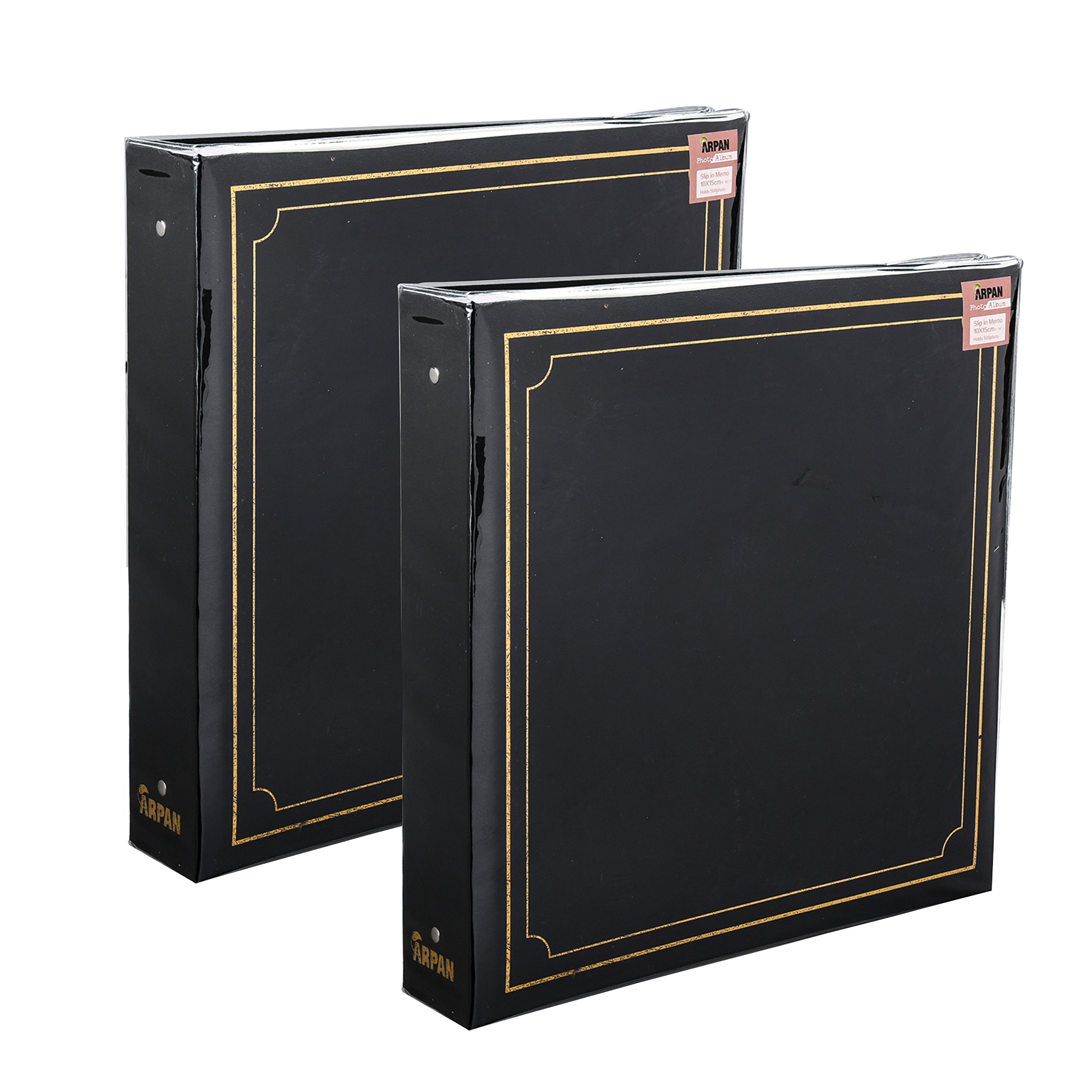 ARPAN 500 Photo Albums with Special Gold Stamp Padded and No Memo Area