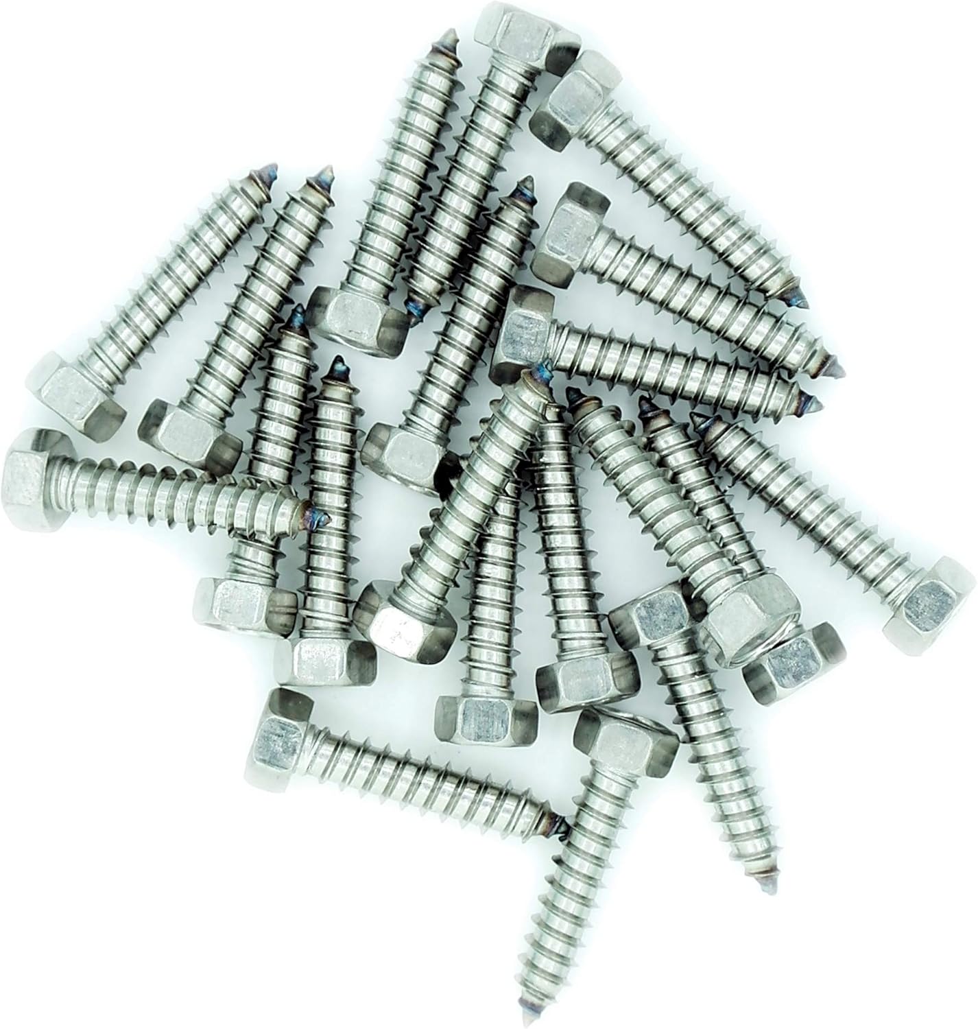No.12 x 2.4 (5.5mm x 60mm) Hex Self-Tapping Screw - Stainless Steel (A2) (Pack of 20), 5.5x60 - A2 (20) - Image 3