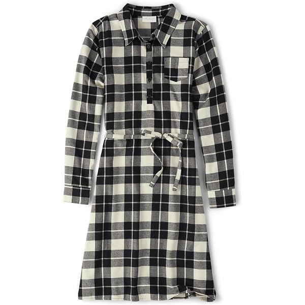 Amazon.com: Tommy Hilfiger Girls' Seersucker Plaid Dress with Bubble  Sleeve, Navy Blazer, 8-10: Clothing, Shoes & Jewelry