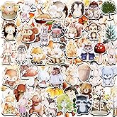 100pcs Woodland Animals Theme Waterproof Vinyl Stickers - Woodland Decor & Party Favors Gifts for Laptop, Water Bottle, Skateboard