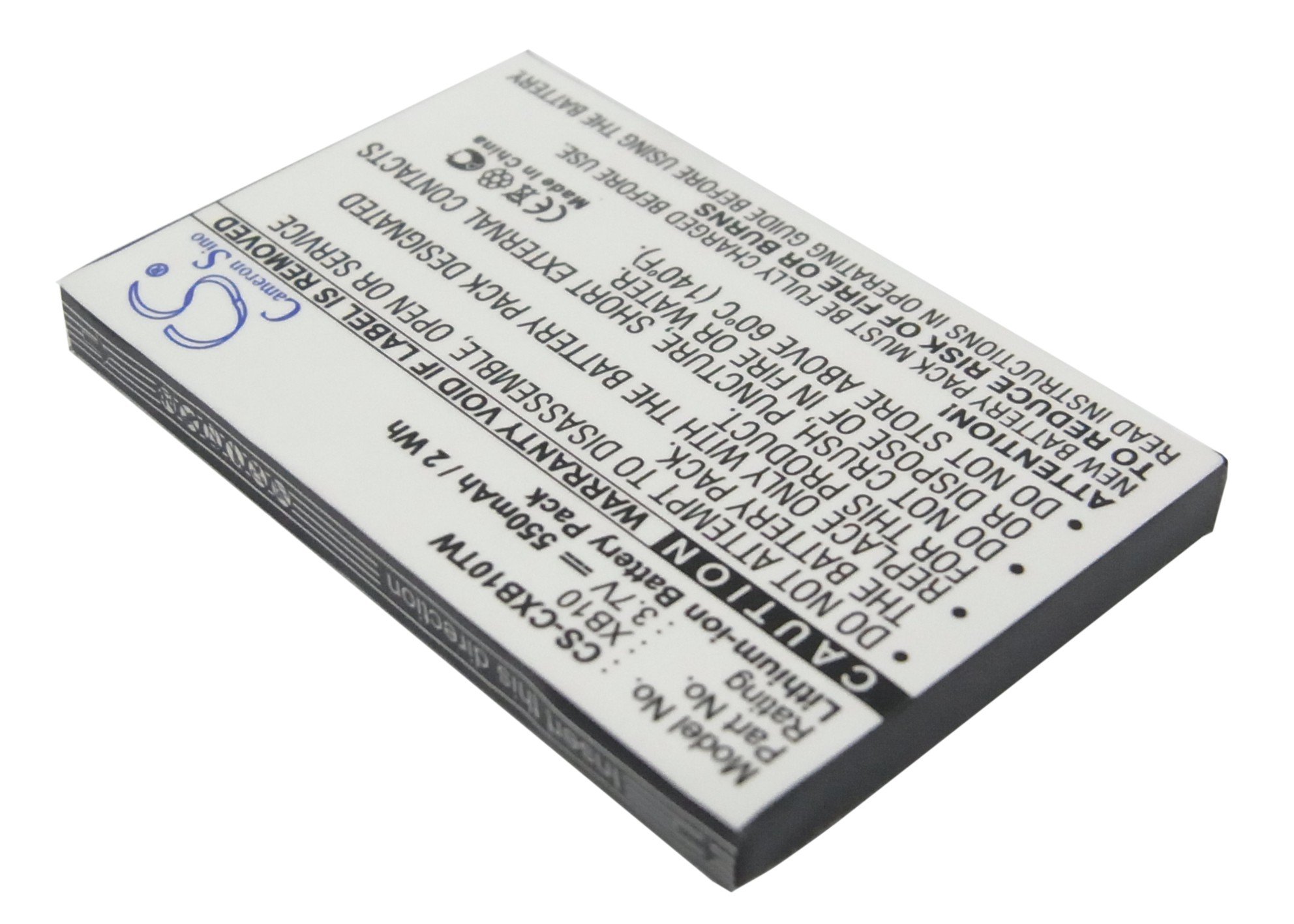 Replacement battery for Xact Communication Wristlinx x3x, Wristlinx x2x, Wristlinx x33xif-2, Wristlinx x33xif, Wristlinx x3x-2, xb10, Wristlinx x2x-2, x3x Wristlinx, x33xif Wristlinx, x2x Wristlinx