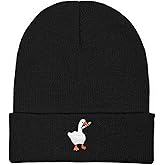 Wuepncah Embroidered Panda Beanies Hats for Men Women Knit Winter Cap, Warm Panda Skull Caps Gifts for Men Women