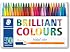Feutre Staedtler Triplus Fineliner - Pointe Superfine 0.3 Mm - Forme Triangulaire Ergonomique - Encre Acajou DRY SAFE - 10
