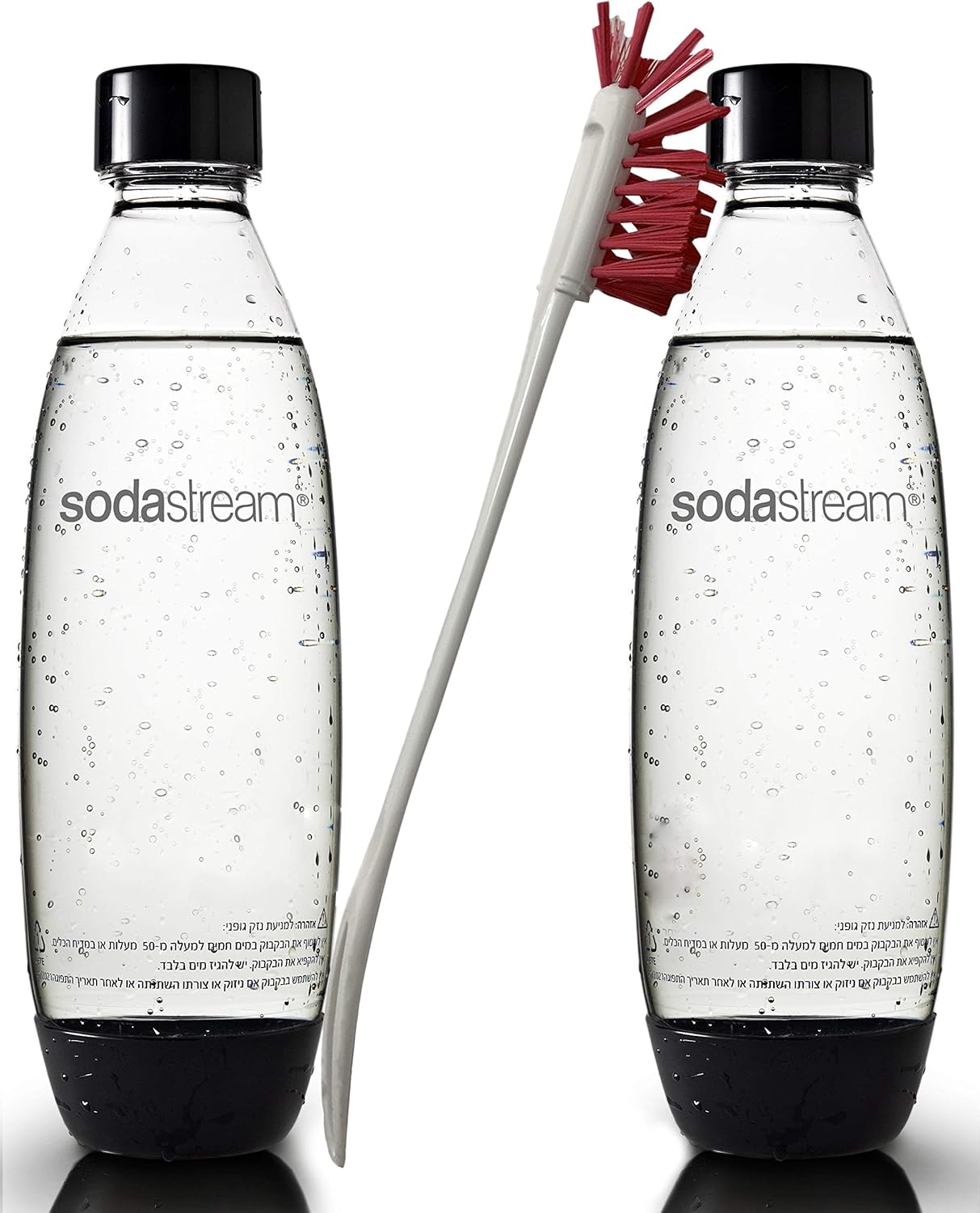 Amazon.de Original Soda Stream ErsatzWasserflaschen von Sodastream, Doppelpack, Schwarz, 1