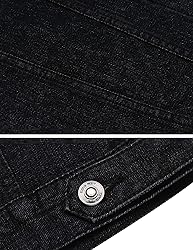 Chainscroll Women's Plus Size Single Breasted Denim