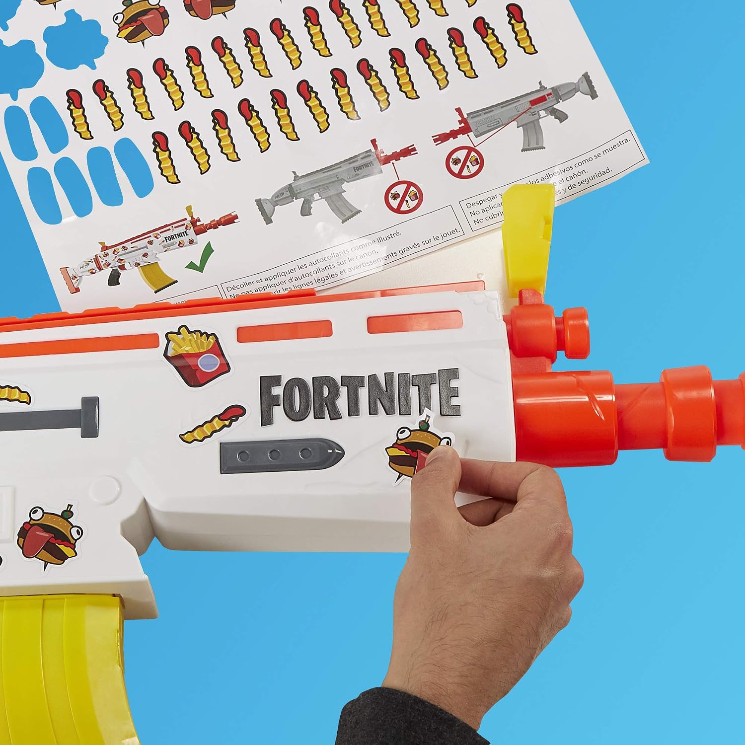 Nerf Fortnite Motorisé Ar Durr Burger Chargeur Et Fléchettes Nerf Officielles