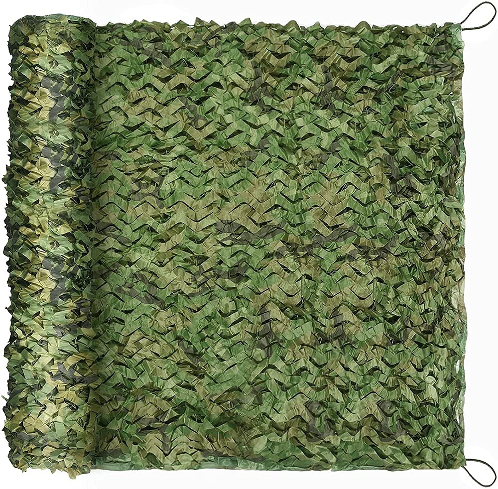 Namvo 2m X 3m Camo Camouflage Net, Double Layer Woodland Netting Hunting Hide Army for Camping Hide