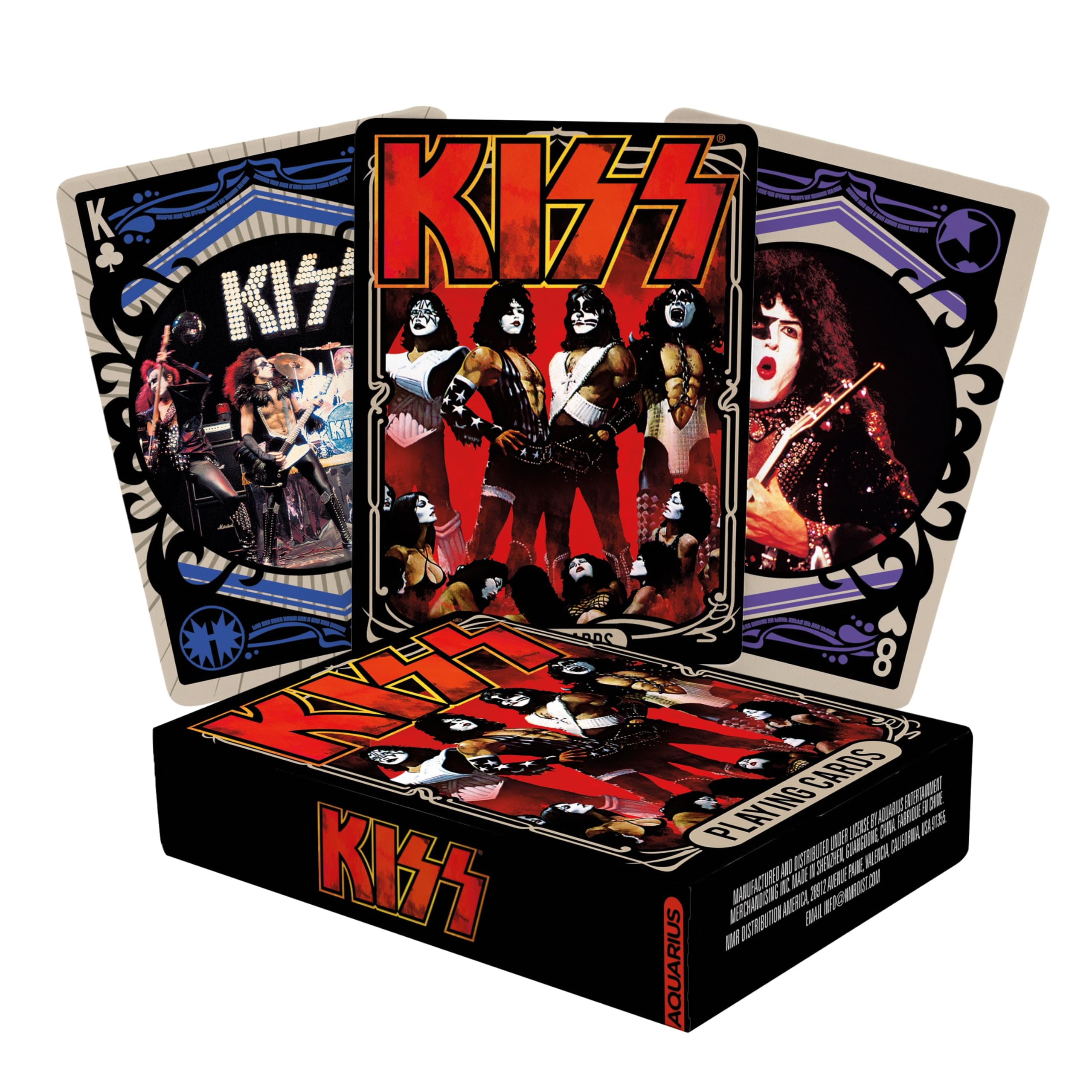 AQUARIUS NEW! Kiss Photos set of 52 playing cards (+ jokers)