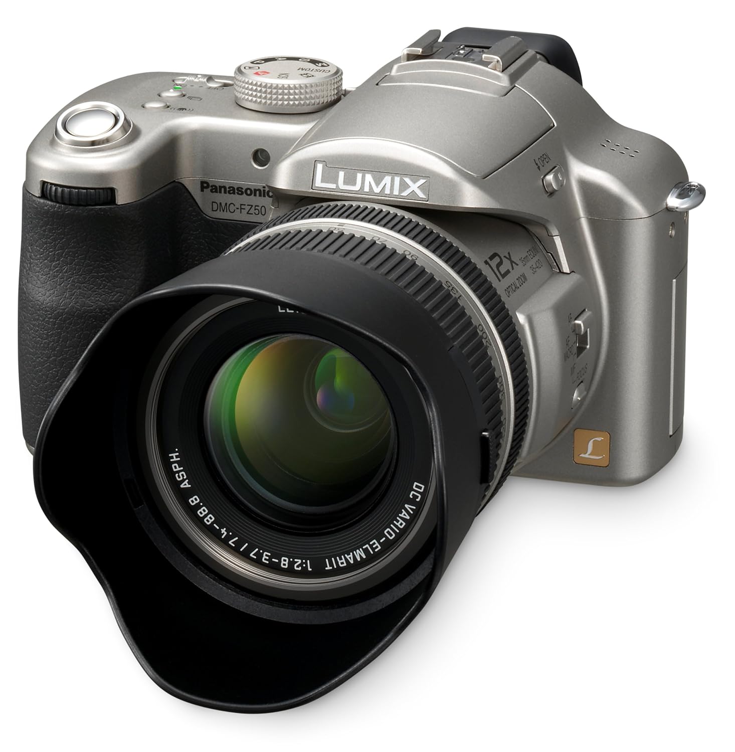 Amazon.com : Panasonic DMC-FZ50S 10.1MP Digital Camera with 12x Optical  Image Stabilized Zoom (Silver) : Point And Shoot Digital Cameras : Camera &  Photo