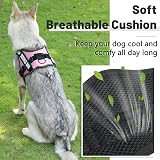 Belababy Soft No Pull Dog Harness X Small Adjustable Reflective Pink view 4