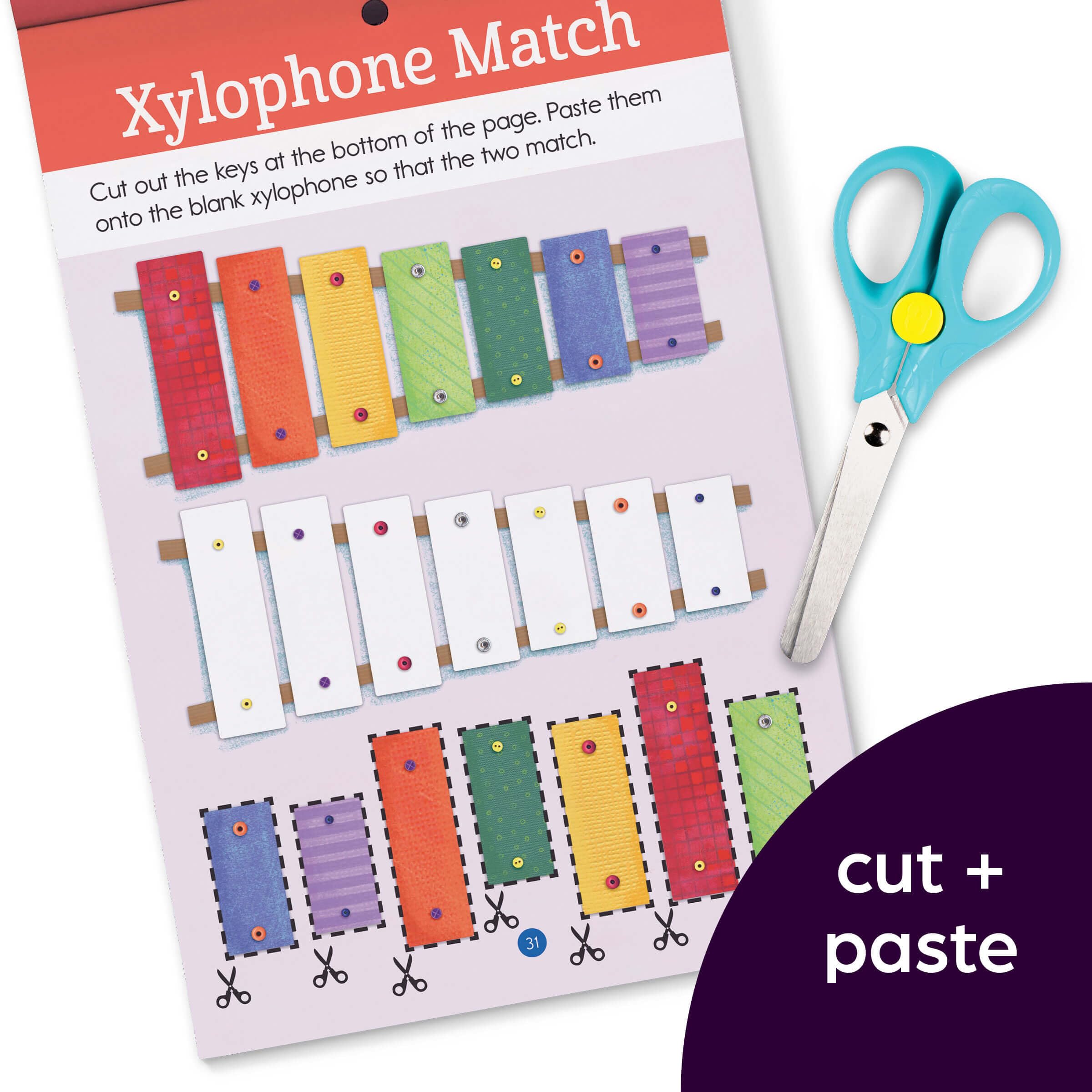 Preschool Cutting and Pasting: Scissor Skills Activity Book for Preschoolers to Practice Cutting Paper, Sort, Match, Find Patterns and More (Highlights Learn on the Go Practice Pads) Preschool Cutting and Pasting: Scissor Skills Activity Book for Preschoolers to Practice Cutting Paper, Sort, Match, Find Patterns and More (Highlights Learn on the Go Practice Pads) Paperback Spiral-bound