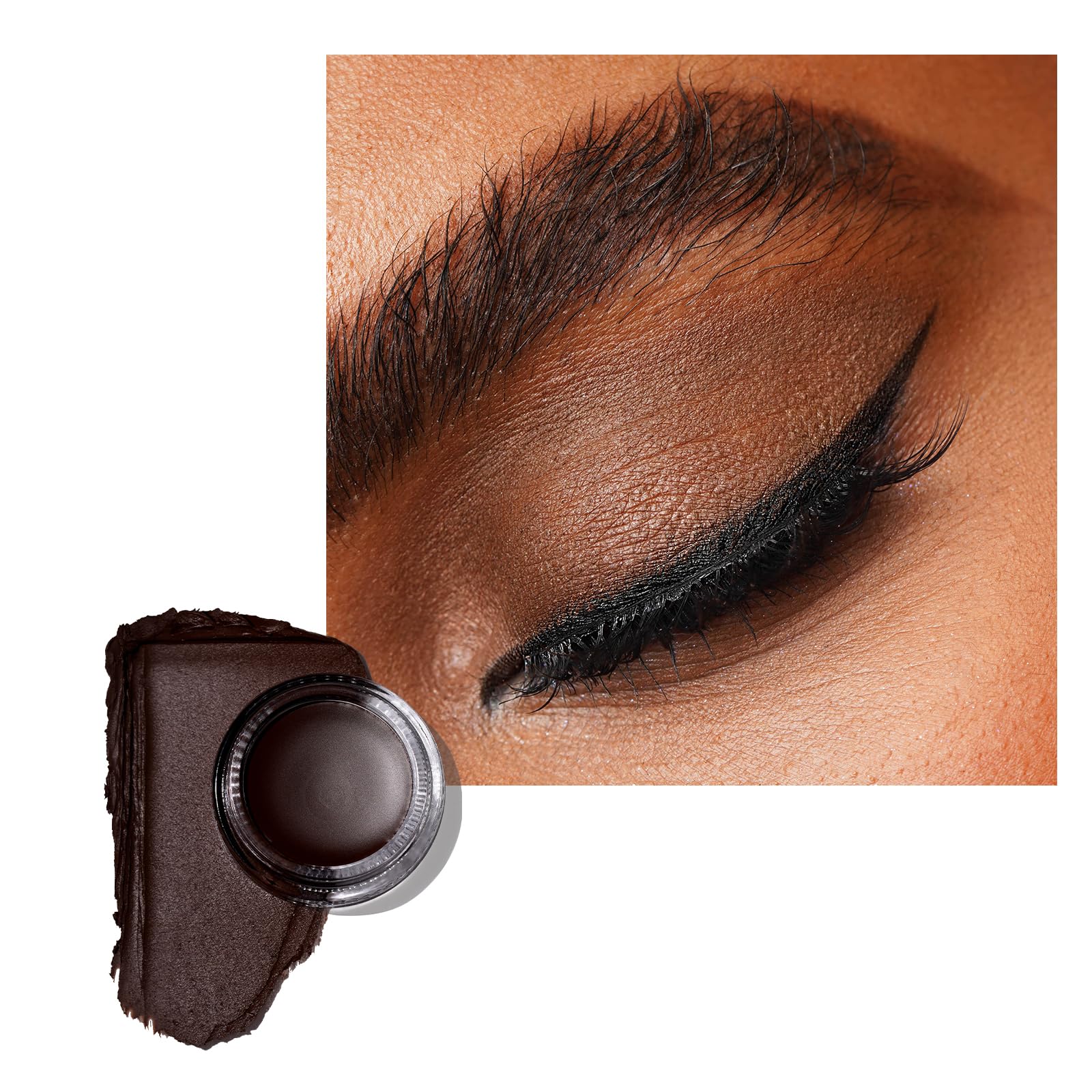 Oulac Matte Eye Shadow Brown | Eyeliner & Eyeshadow Primer Fine Texture Up to 12 Hours+ Wear | Waterproof Matte Finish | Daily Eye Makeup | Vegan | 06g (CM07) Brown Suede