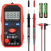 HHYSSG Digital Multimeter, Manual-Ranging | 600V AC/DC Voltage Tester, Tests Batteries, Current, Resistance, Diodes, and Continuity