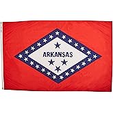 Annin Flagmakers Arkansas State Flag USA-Made to Official State Design Specifications, 4 x 6 Feet (Model 140370)