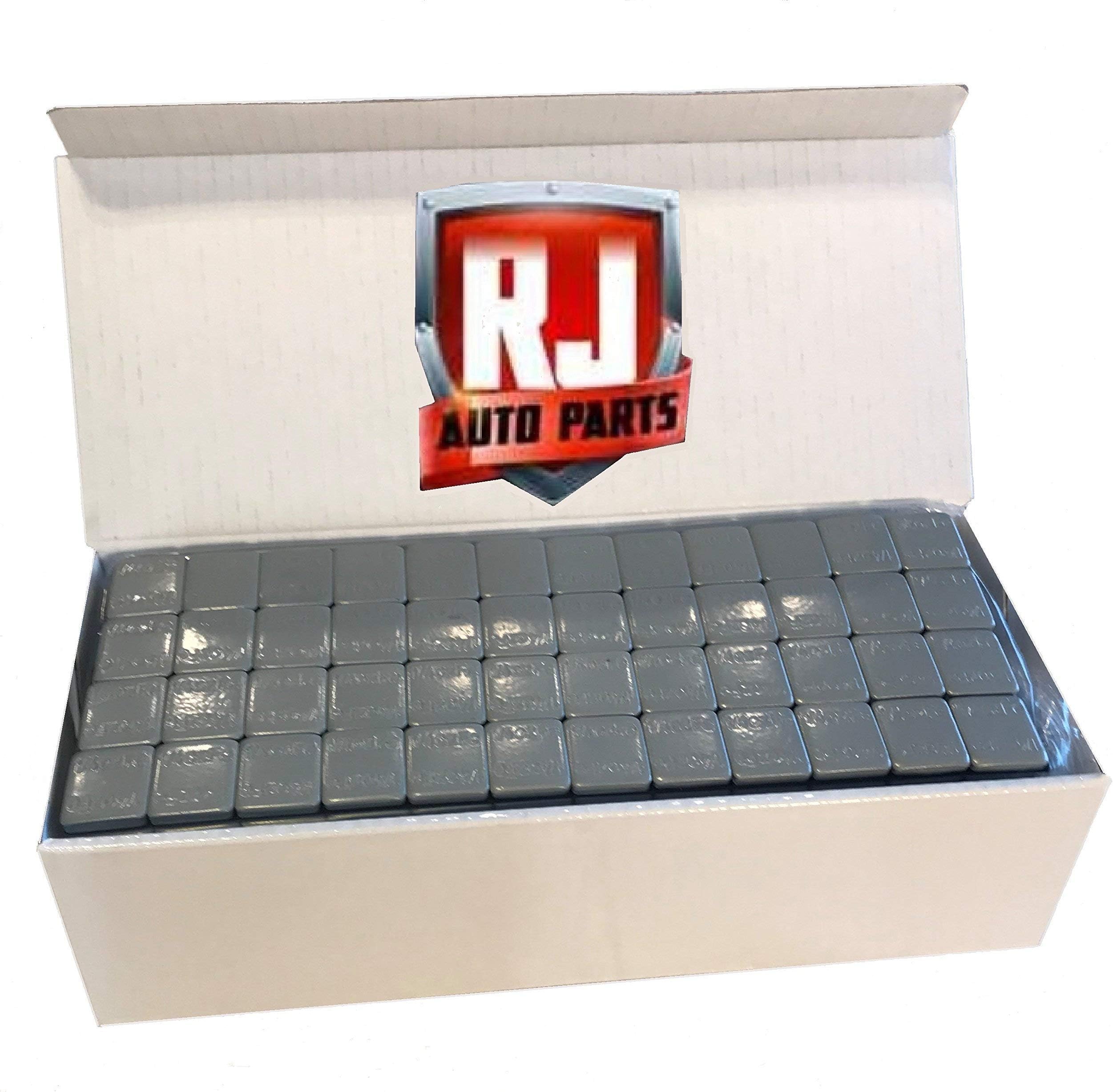 RJ Auto Parts2 Boxes Wheel Weights Grey 1/4 oz. Stick-on Adhesive Tape (19.50 lbs) 1248 Pieces