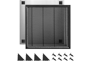 Swiitol Honeycomb Laser Bed 400×400mm Honeycomb Working Table for Most Laser Engravers,All-Metal Steel Laser Engraver Protective Mat for Fast Heat Dissipation Table-Protecting,15.75"x 15.75"x 0.87"
