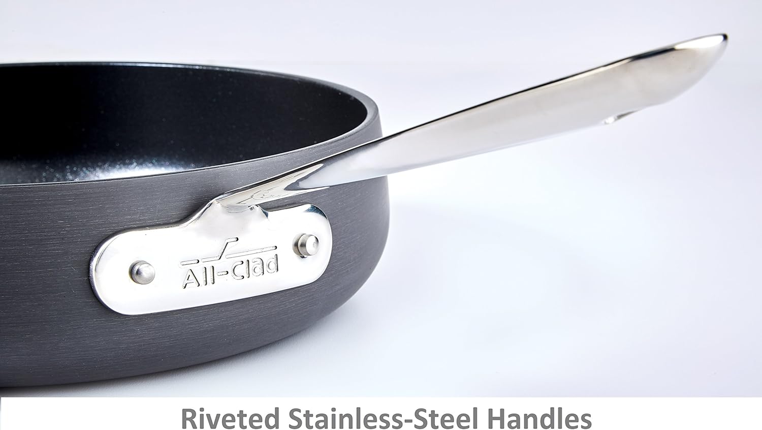 All-Clad E7853364 HA1 Hard Anodized Nonstick Dishwasher Safe PFOA Free Saute Pan Cookware, 4-Quart, Black: Kitchen & Dining