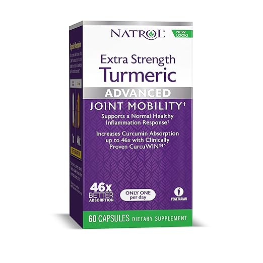 Natrol Extra Strength Turmeric Capsules, 60 Count
