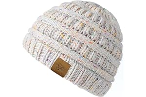 Premillow Beanie Hat, Winter Hats for Women, Beanies Women Chunky Cable Knit Hats, Thick Soft Warm Womens Winter Cap for Cold