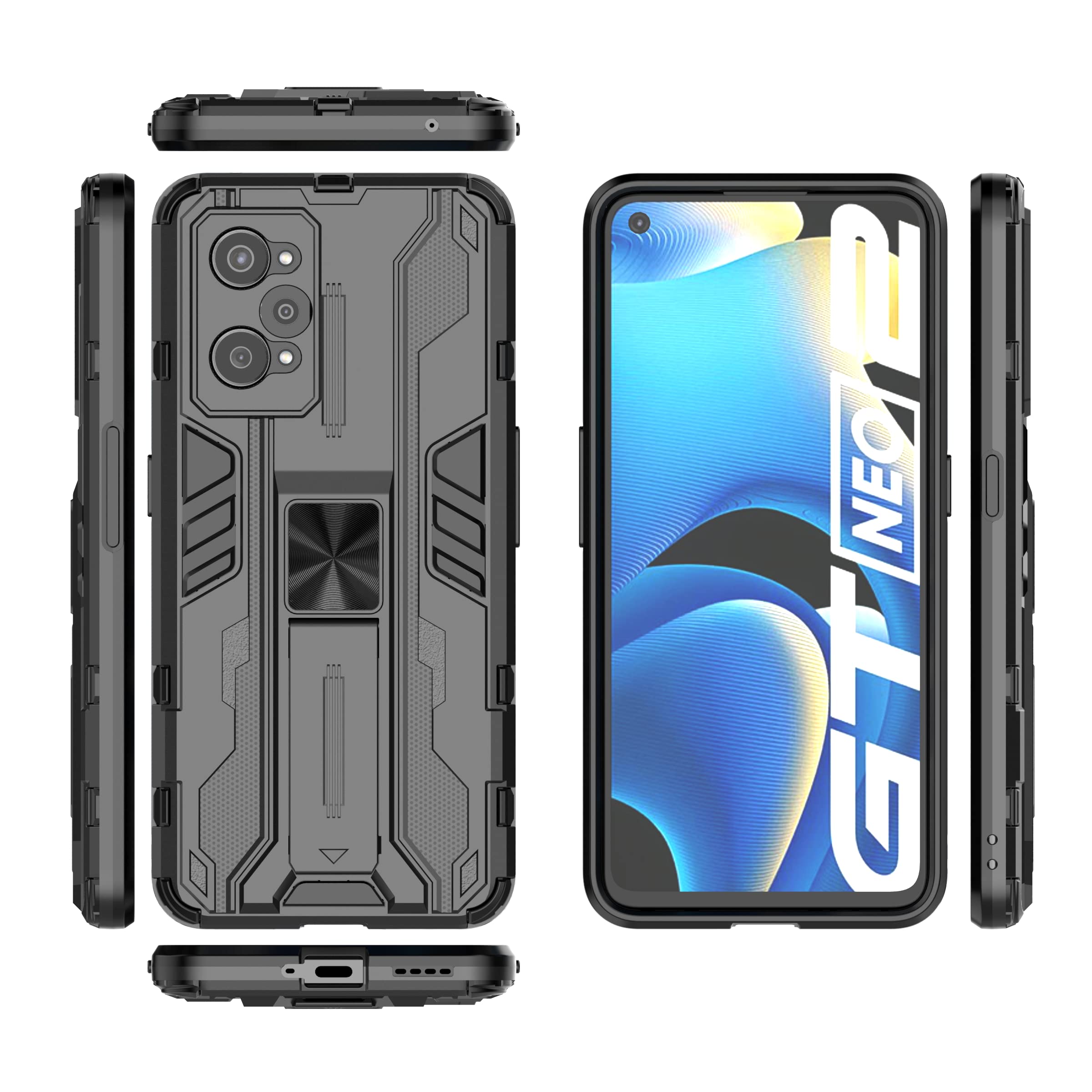 Compatible with Realme GT Neo2 5G Case,Built-in