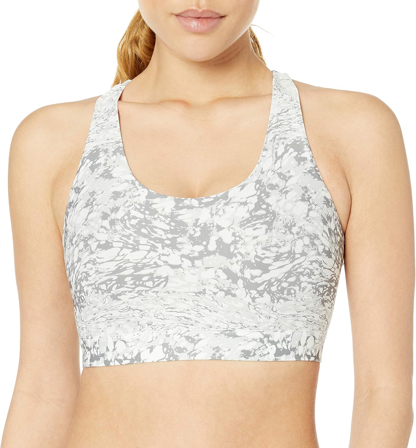  Brand - Core 10 Women's Scallop Racerback Yoga Sports Bra: Clothing