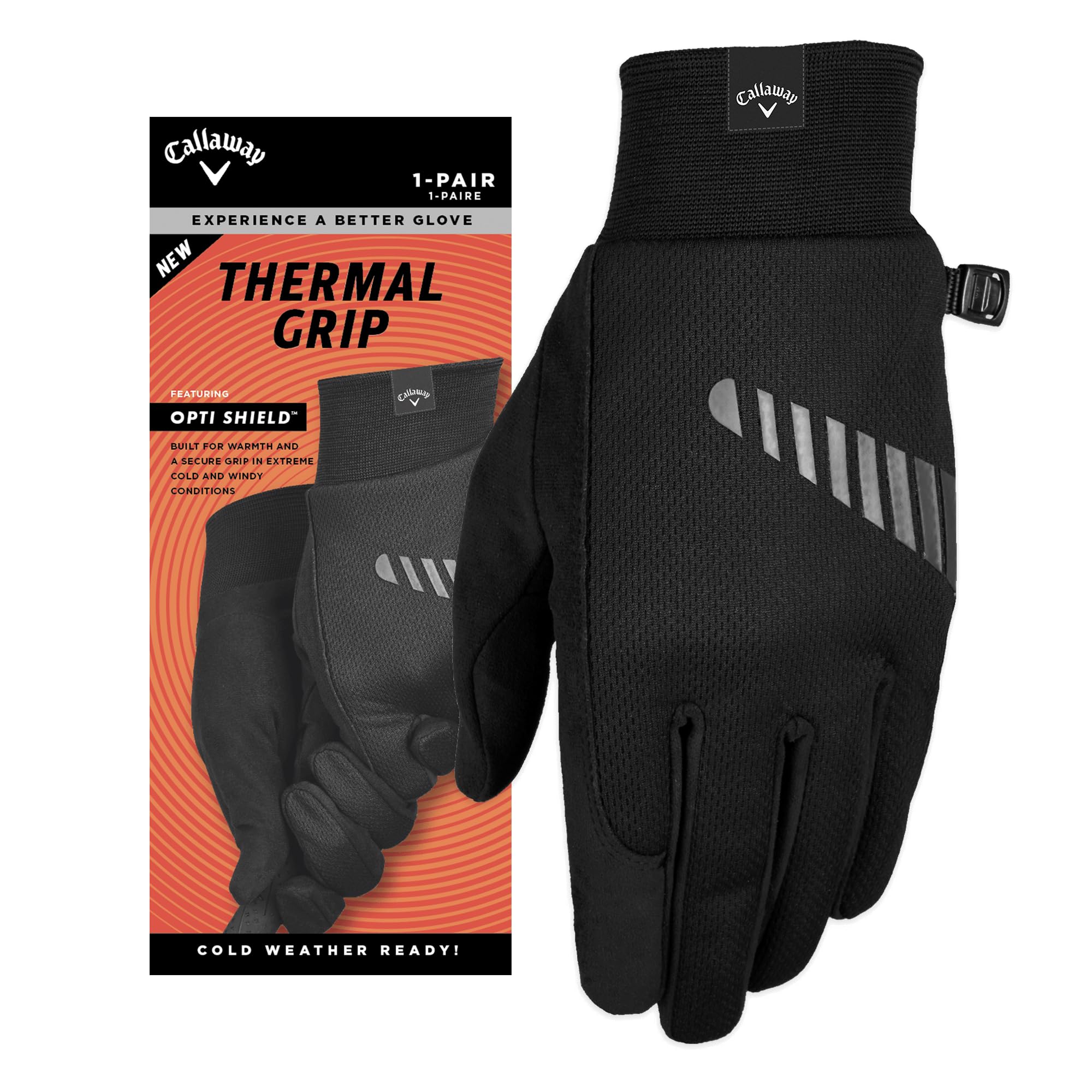 Callaway Golf Thermal Grip Cold Weather Golf Gloves (2 pack) 2023