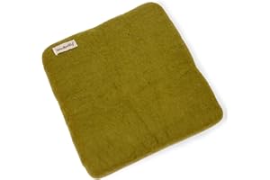 Woolbuddy Needle Stamp - Olive Wool Pad for Easy Needlework, Wet and 3D Crafts, Durable Foam Alternative, 10 x 10 x 1.5 Inche