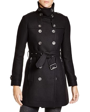 Burberry Daylesmoore Wool Blend Coat 
