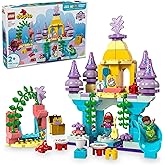 LEGO DUPLO Disney Ariel’s Magical Underwater Palace Building Set - The Little Mermaid Toy for Girls & Boys, Ages 2+ - Toddler Preschool Sensory Toy with Disney Princess Minifigure - 10435