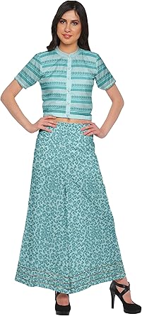 crop top ethnic wear