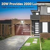 Caldarax 20W LED Floodlight Outdoor 2000LM IP66 Waterproof 6000K Daylight White view 5