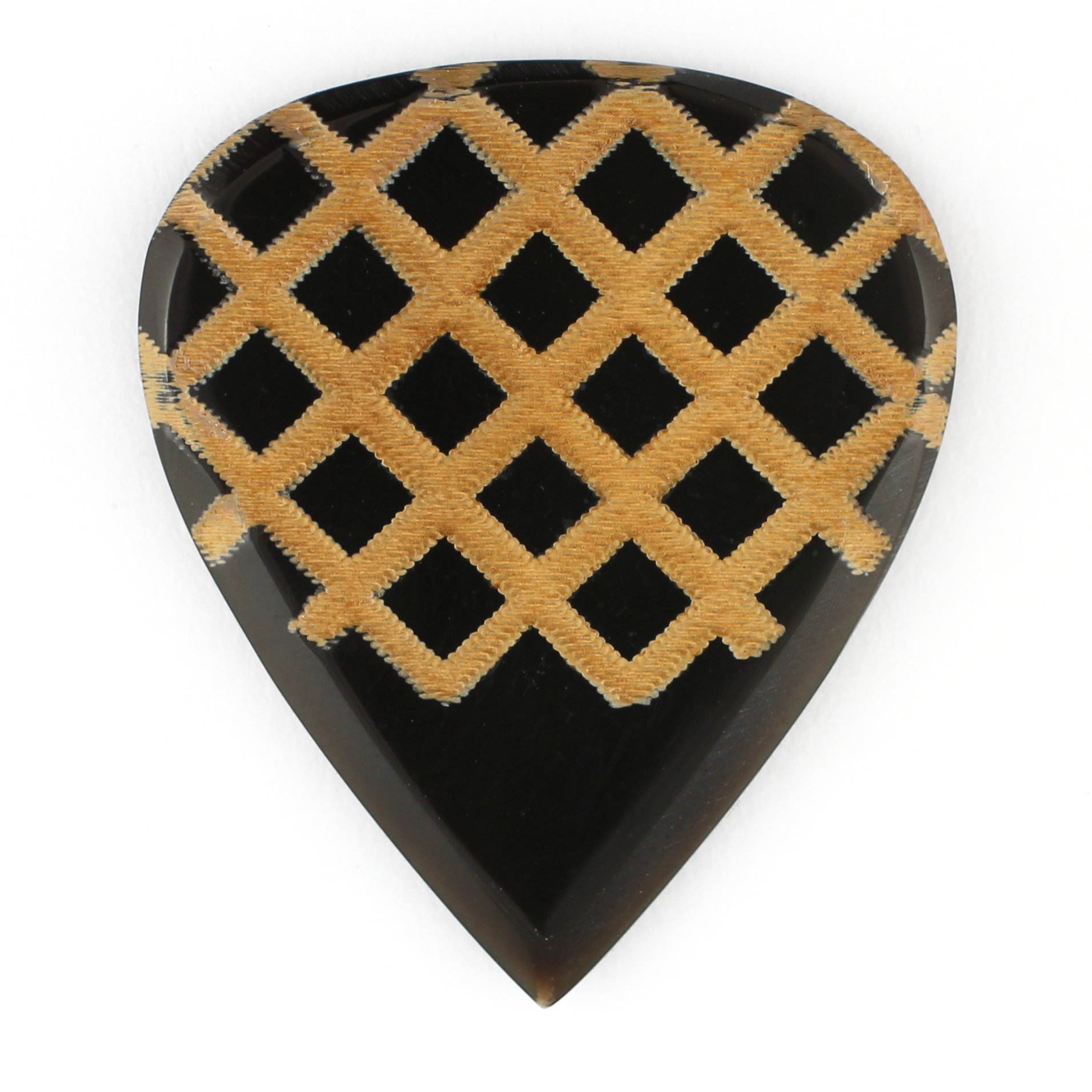 Grip Tones Mini - Black Horn - Individual Plectrum