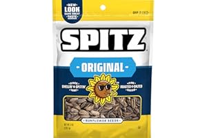 Spitz Sunflower Seeds, Salted, 6 Ounce (Pack of 9)