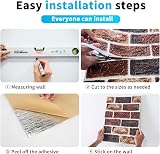 Art3d 30 Pcs 3D White Brick Wallpaper Peel & Stick Foam Panels 43.5 SqFt view 8