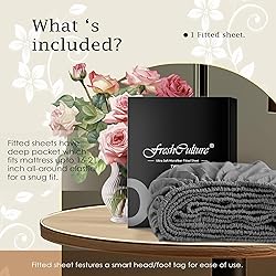 FreshCulture Twin XL Fitted Sheet Only – Premium
