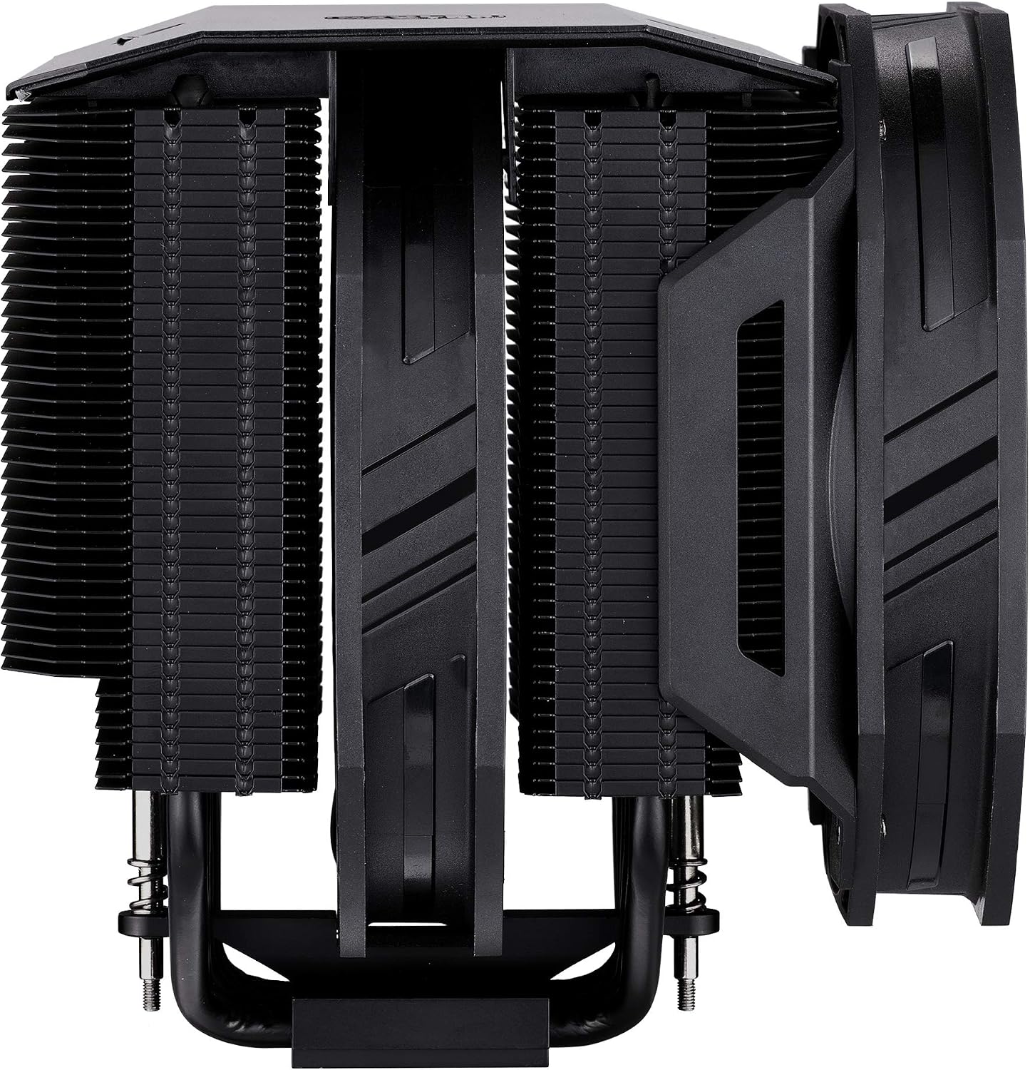 Cooler Master MasterAir MA624 Stealth CPU Air Cooler, Dual Tower Heatsink, Push-Pull SickleFlow 140 V2 Fans - Image 4