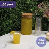 MATANA 50 Premium Clear Hard Plastic Cups 10 oz 285ml Reusable view 6