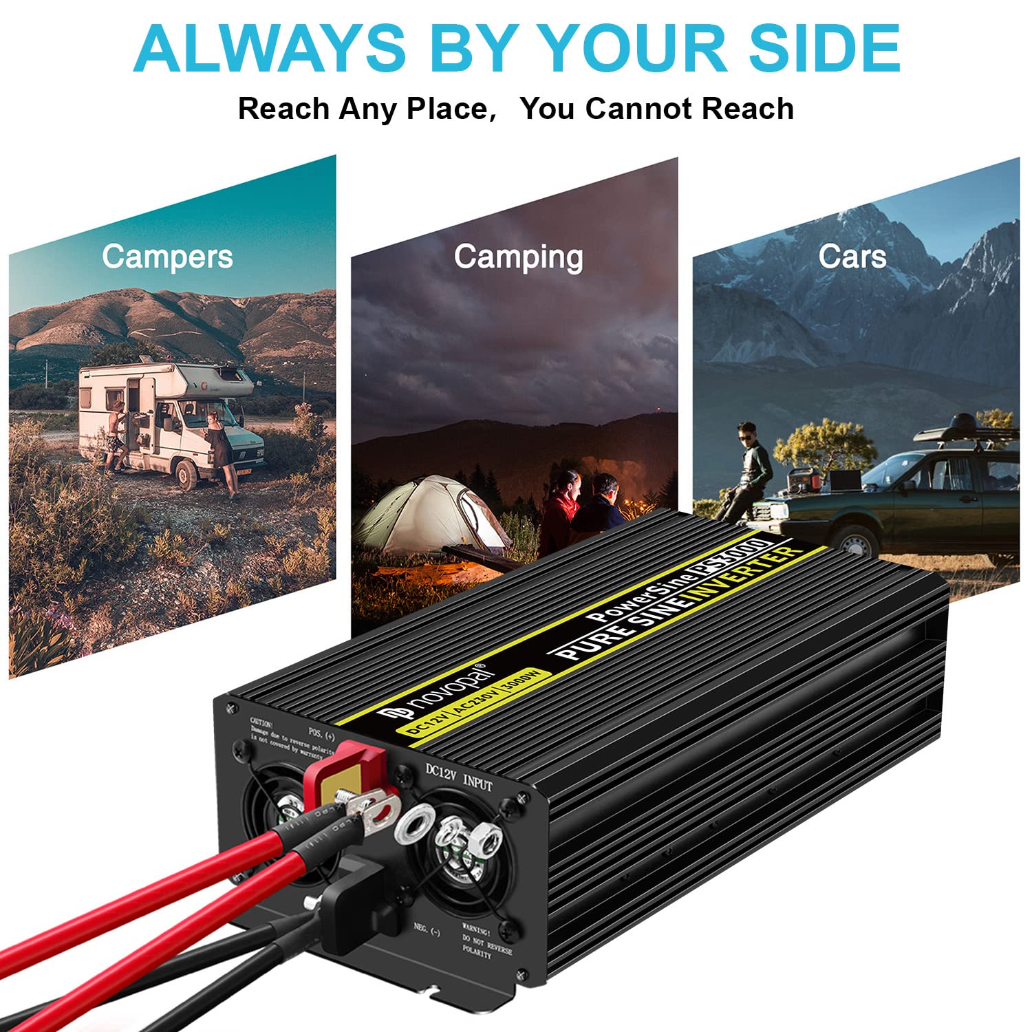 Mua novopal 3000 W Car Pure Sine Wave Voltage Converter - Car Inverter ...