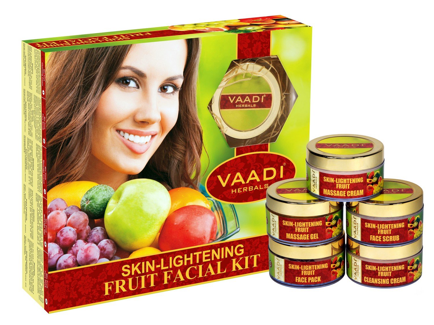 Vaadi Herbal Skin Ligtening Fruit Facial Kit 270g