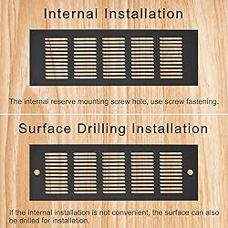 uxcell 4pcs Rectangle Ventilation Grille Aluminum