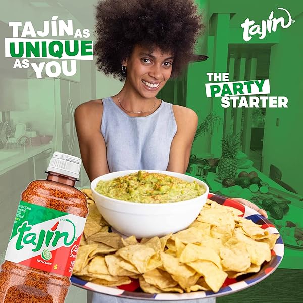 TAJIN CLÁSICO SEASONING 14OZ AND TAJÍN CHILE LIME SAUCE 15.38OZ BUNDLE (PACK OF 2)