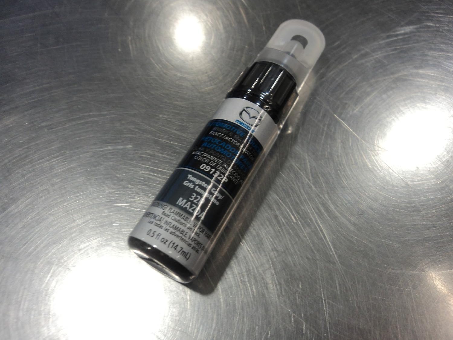 New OEM Mazda Touch Up Paint Pen Tungsten Gray Color Code 32P, Paint