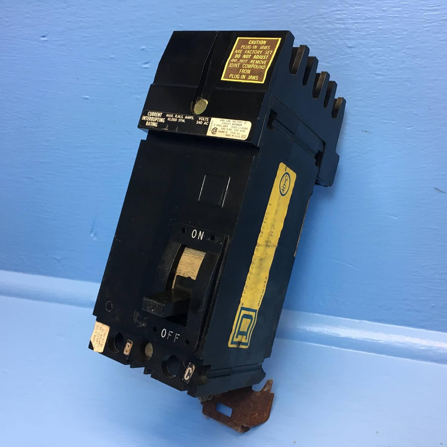 Square D ILine FA22030BC 30A Circuit Breaker Black 240 VAC 2 Pole FA