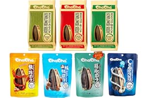PINSTAR PREMIUM ChaCha Roasted Sunflower Seeds 7 Flavor Variety Pack