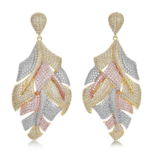 Arnette Golden Brass Earrings for Women