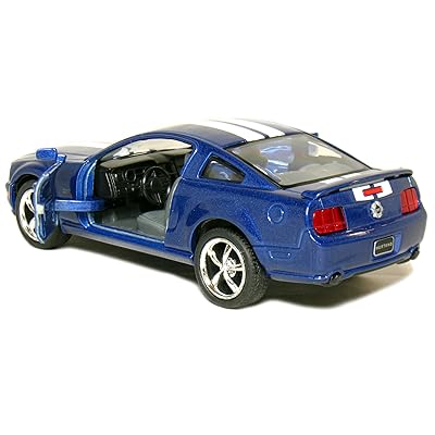 Buy 5 Die Cast 2006 Ford Mustang Gt 1 38 Scale Pull Back N Go Action Blue With White Racing Stripes Online In Poland B004y1wo96